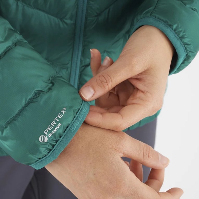 Green Salomon Outline Primaloft Women's Insulated Jackets | PH 45239J